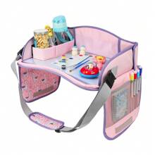 1pc Baby Portable Travel Car Drawing Board, Wipeable Kids' Drawing Board, Car Whiteboard Drawing Board Tray