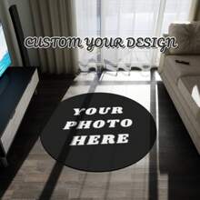 1PC Personalized Rug, Salon Decor Rug, Pet Friendly Rug, Gift Rug, Your Image Here Rug, Round Rugs, Modern Rug, Custom Rug, Personalized Gifts, Custom Cd Rug, CD Rug, Game Disc Rug, Video Game Disc Rug, Personalized Rug, Gift Rug, Personalized Gifts, Custom Soft Plush Rug, Living Room Rug, Personalized Home Decor, Custom Gift Carpet, - Multicolor - View 1