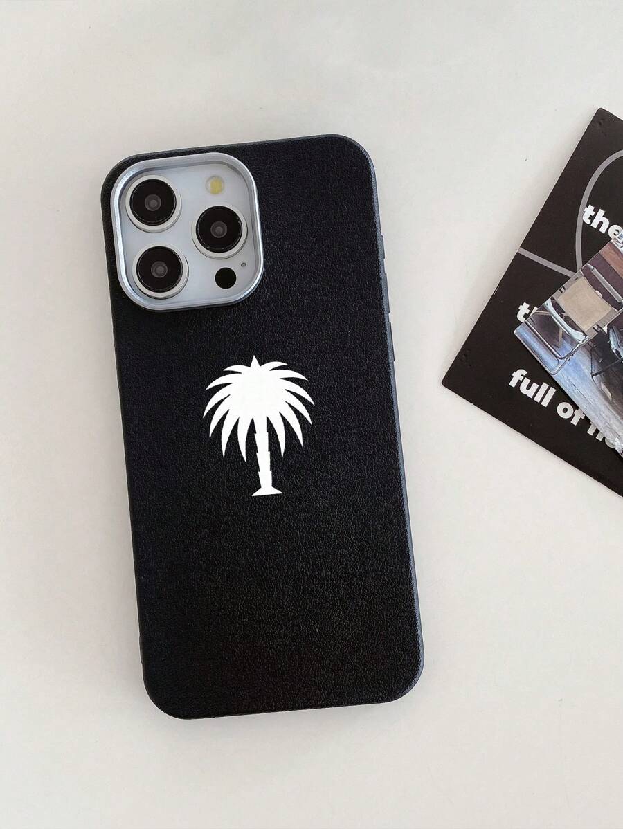 沙特阿拉伯国家象征枣椰树图案手机壳,奢华黑色新款手机壳,兼容 手机壳和 Galaxy 手机壳,手机壳兼容 13 手机壳、 15 手机壳、 16 ProMax 手机壳、 16 手机壳、 14 手机壳、 15 手机壳、 16 Plus 手机壳、手机壳、Galaxy 手机壳,可自己使用或作为礼物 - 彩色 - 查看 1