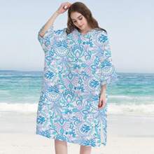 1 Piece Adult Surf Poncho Changing Robe With Hood And Sleeve Quick Dry Microfiber Wetsuit Changing Towel With Pocket For Surfing Swim Beach Pool Summer Wedding Home Bathroom Decor Back To School