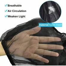 Funda de malla para jaula de pájaros, falda de red, fácil de limpiar, protector de captura, malla elástica para jaula de pájaros, red para jaula de loros - Azul - Ver 3