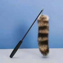 Telescopic Fishing Rod Cat Teaser Toy, Made Of Synthetic Fiber, Interactive Pet Toy To Keep Cats Entertained - Multicolor - View 9