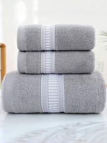 1pc Faux Pearl Pattern Minimalist Bath Towel, Bathroom Accessory, Soft Hand Towel, Thick Absorbent Bath Towel, Suitable For Bathroom, Gym, Hotel, Beach, Daily Essential, Perfect Gift For Home, Travel, Valentine's Day, Mother's Day