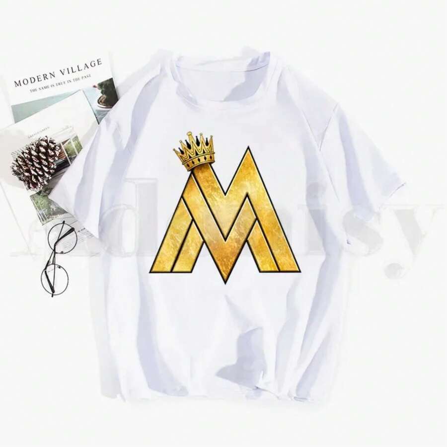 Maluma Hawai Reggaeton Singer Tshirt Hip Hop Girl Print Top Tees Harajuku Tshirts Fashion Summer T-Shirt - 白色 - 查看 1