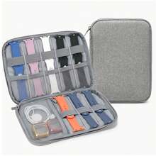 Elegant Watch Organizer Bag - Perfect Rectangle Storage Solution For Watches & Straps, Ideal For Travel, Watch Storage Bag Multifunctional Portable Travel Bag, Watch Strap Storage Bag, Jewelry Storage Box