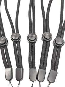 Wrist Strap Bracelet Band Rope Lanyard For Sports Action Camera Cellphone ID Tag Working Permit Strap Anti-Lost Keys Wrist Strap - Black - View 3