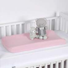 Set de 3 piezas de funda de cambiador de microfibra ultra suave, transpirable y acogedora para la mesa de cambio de pañales de bebés niños y niñas, se ajusta a la mayoría de cambiadores