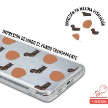 INSTACASE Case Compatible With Motorcycle Sausage Pattern Protector For Motorcycle Dogs, Case For Motorcycle Sausage Pattern, Case For Motorcycle For Women, Shockproof TPU. - Transparent - View 2