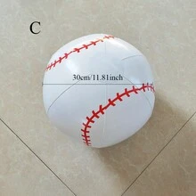 1件装充气棒球棒，现货，PVC木纹棒球棒，木制球棒，跨境充气玩具，充气球棒 - 彩色 - 查看 8