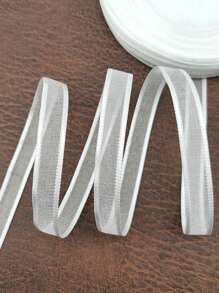 (50 Yards/Roll) 1cm Wide Edge Ribbon, Gift Packaging, Cake Baking Packaging, Valentine's Day Gift Flower Packaging, Wedding Decoration, Hair Accessory Decoration, Handmade DIY