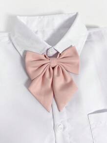 1pc Unisex Solid Color Bow Tie, Suit Necktie, Uniform Tie, Campus/Formal Wear Accessory, Back To School Season - Multicolor - View 24
