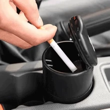 1 Pc Universal Automobile Ashtray, Portable Car Ashtray, Vehicle Cigarette Ashtray, Ash Tray, Indoor Compact Smokeless Cigarette Ashtray, Smoking Accessories, Back To School Supplies