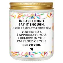 周年纪念、生日、圣诞节礼物，适合他、她、丈夫、男朋友、妻子、女朋友 - 男朋友丈夫礼物、妻子礼物、女朋友礼物 - 丈夫男朋友生日礼物 - 香薰蜡烛 - 彩色 - 查看 51