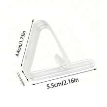 6/12/24/30/36/48 Stück durchsichtige Tischdeckenklammern, rutschfeste Plastik Tischdeckenhalter, Heim- und Esszimmer Eckhalter, klare Tuchgreifer, Camping-Zubehör für Familien Outdoor-Restaurants