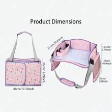 1pc Baby Portable Travel Car Drawing Board, Wipeable Kids' Drawing Board, Car Whiteboard Drawing Board Tray