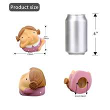 Toilet Bolt Cap Trim - Pink - View 7