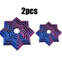 1pc Handmade 3D Printed Star Shaped Fidget Toy - Relaxing Desktop Toy For Home And Office Decoration, Multiple Colors Available,Fidget Toys,3d Printed,Fidget - Multicolor - View 10
