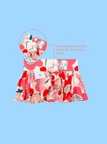 2pcs Swimsuit Design Pet Summer Bikini Pet Costume