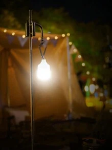 Bộ 1/2 bóng đèn LED sạc USB, đèn cầm tay, 3 mức độ sáng, ánh sáng lạnh/ấm, nhiều chế độ chiếu sáng, thích hợp sử dụng trong nhà, hoạt động ngoài trời, trường hợp mất điện khẩn cấp, chợ đêm, chiếu sáng ngoài trời, cắm trại (Đường kính bóng đèn: 5cm-500mAh, 9.5cm-1200mAh) - trắng - Xem 10