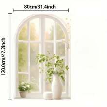 Bandera de ventana con flores de poliéster - 31.5" X 47.3", para uso interior y exterior, lavable a máquina