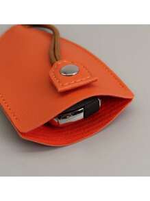 1 创意拉链钥匙包时尚 PU 皮革汽车钥匙盒便携式大容量收纳挂式钥匙套时尚创意纯色钥匙包家用抽绳收纳多功能汽车钥匙套装收纳钥匙扣小巧钥匙收纳盒钥匙扣钥匙夹学校用品教师礼物女士钱包迷你钱包钱包 - 彩色 - 查看 6