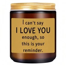 周年纪念、生日、圣诞节礼物，适合他、她、丈夫、男朋友、妻子、女朋友 - 男朋友丈夫礼物、妻子礼物、女朋友礼物 - 丈夫男朋友生日礼物 - 香薰蜡烛 - 彩色 - 查看 39