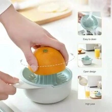 Manual Portable Citrus Juicer Orange Lemon Squeezer Manual Press Fruit Squeezer Kitchen Accessories Multifunction Orange Juicer - Baby Blue - View 1