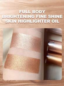HANDAIYAN Highlighter Body Lotion: Brightening Serum For Long-Lasting, Natural-Looking Glow-Perfect For Summer Beaches, Pool Parties, Halloween, And Christmas Gifts. Ideal As A Gift For Birthdays, Valentine's Day, And Mother's Day. A Must-Have For Wild Parties - 銅色 - 查看 3