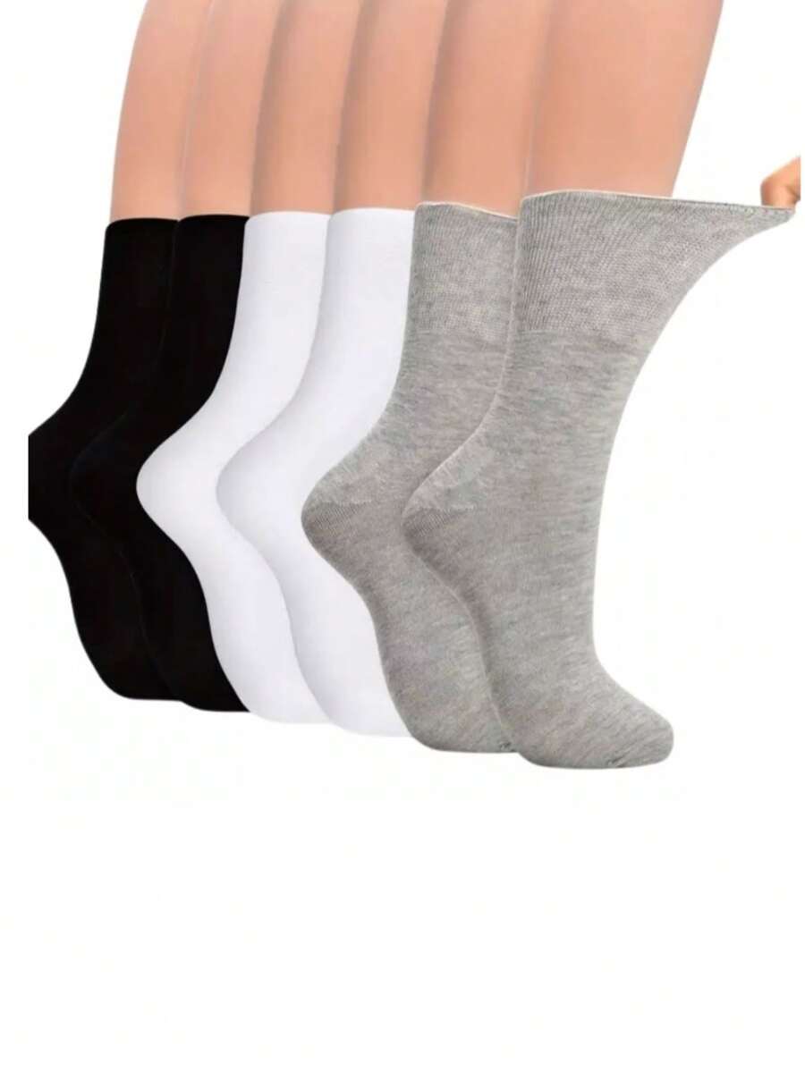 6 pares calceta de caballero para pie diabetico calcetin sin compresion comodidad y resistencia