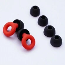 HUAK 1Pair Soft Silicone Ear Plugs Noise-Reducing – Reusable Earplugs - For Sleep, Deep Focus, Travel, Swim, Noise Sensitivity - Multicolor - View 8