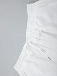 Conjunto de 2 peças de camisa e shorts de manga curta casual masculino de verão