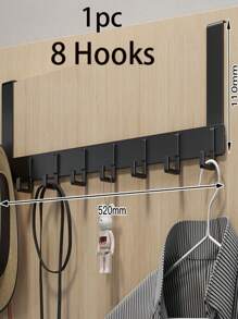 Behind The Door Hook Shelf, No Hole Wall Hooks, Bedroom, Kitchen Door Storage Coat Hooks, Clothes Hanger, Bag Hooks, Kitchen Cabinet Door Hooks, Dormitory Cabinet Door Hooks, Multi-Purpose Hooks For Convenient Storage Behind The Door, Space-Saving And Neatly Organized, Wall Picture Frame, Wall Hooks Self Adhesive, Hooks, Hook, Wall Hooks, Bathroom, Towel Holder, Hooks, Wall Hooks, Hooks, Wall Hook, Door Hanger