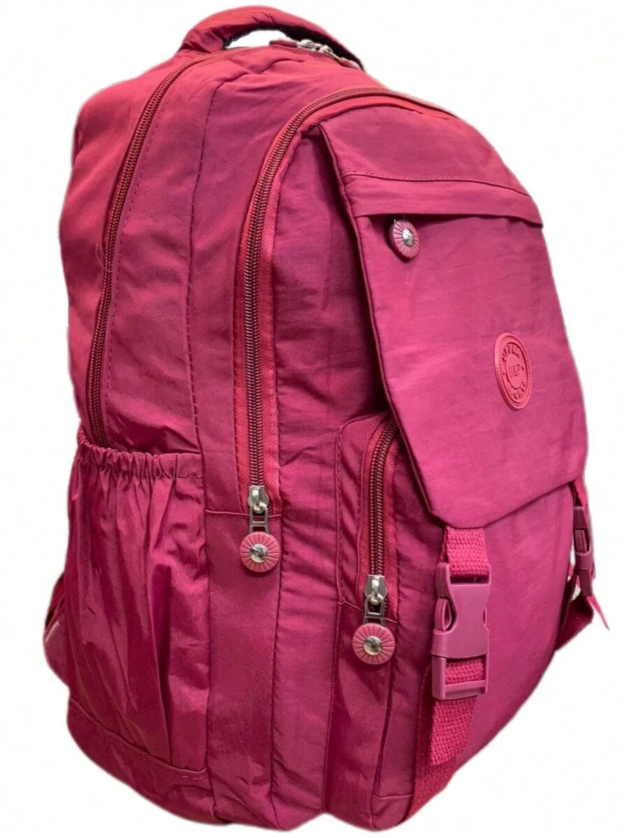 Large Capacity Backpack, Travel Bag For High School Students, Elementary School Students - Burdeos - Ver 1