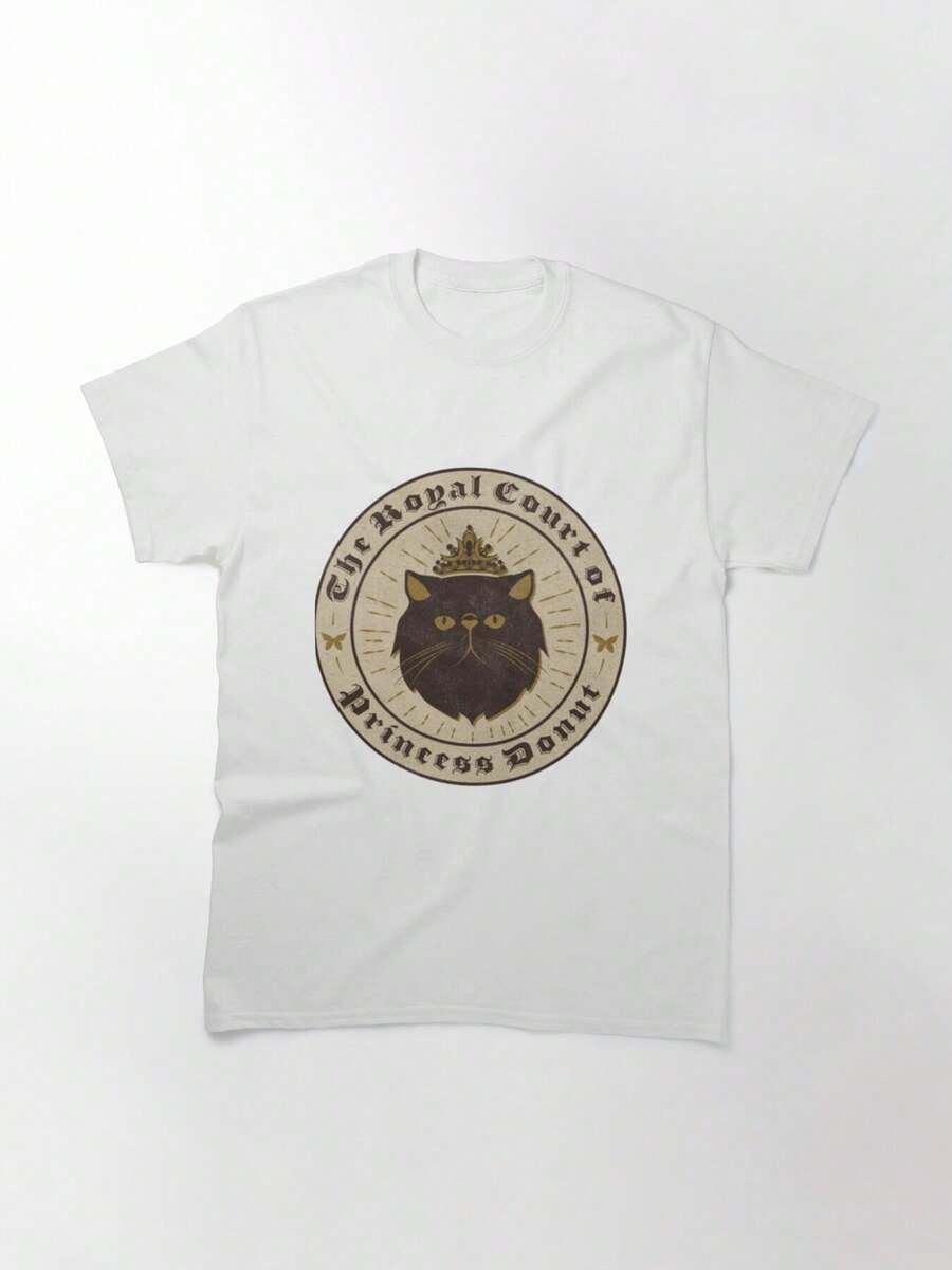 Princess Donut - Dungeon Crawler Carl - Tan Patch Essential T-Shirt, Women's T-Shirt, 220g Pure Cotton, Casual Crew Neck, Great For Leisurely Walks And Outdoor Fun. - White - View 1