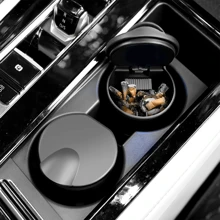 1 Pc Universal Automobile Ashtray, Portable Car Ashtray, Vehicle Cigarette Ashtray, Ash Tray, Indoor Compact Smokeless Cigarette Ashtray, Smoking Accessories, Back To School Supplies