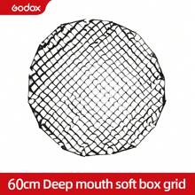 多尺寸多规格钩环安装蜂窝状网格适用于 TRIOPO Godox Ambitful 可折叠柔光箱八角形伞形抛物线柔光箱，仅网格 - 黑色 - 查看 25