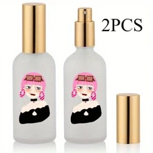 2/1pc 100ml Glass Spray Bottles, 3.4oz, Empty Perfume Spray Bottles, Fine Mist Sprayer