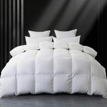 White Duck Down Duvet Full Size Heavyweight For Winter Duck Down Duvet Insert With 3D Baffle Box Design, High Fluffy And Ultra Soft Feather Down Duvet With Down Filled Luxurious Hotel Style Bedding Comfort Extra Warmth - 白色 - 查看 1