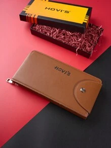 多功能时尚商务手拿包，轻便多卡槽大容量拉链年轻人钱包情人节礼物情人节男士礼物情人节假期学校运动生活男士钱包夏季夏包春假包礼品包包手提包