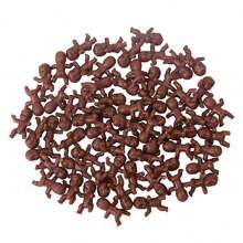 100 件 1 英寸迷你塑料雕塑，10 色小雕像，适用于淋浴游戏、“我的冰裂了”冰块游戏、家庭恶作剧游戏、办公室减压、派对礼物装饰、DIY 工艺品、家居装饰配件 - 彩色 - 查看 15