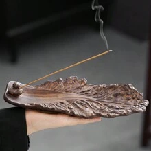 陶瓷辣椒香炉，白菜香座小雕像装饰品，复古室内家居装饰植物香架 - 彩色 - 查看 4