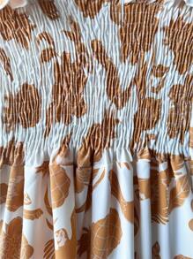 YOUTH DRESS TRES MARIAS PRINTS - SIZE 10 TO 16 - 鏽棕色 - 查看 6