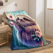 There Are Multiple Sizes To Choose From, One Independent Vacuum Package Featuring A Cute And Adorable Sloth Pattern, Paired With Flannel Blankets, Love, Custom Couples, Personal Art Or Custom Text And Names. It Is The Perfect Gift To Create A Festive Atmosphere And Style