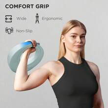 SPORTNOW 6kg Kettlebell, Soft Kettle Bell With Wide Handle For Home Gym Weight Lifting And Strength Training, Light Grey - Grey - View 4