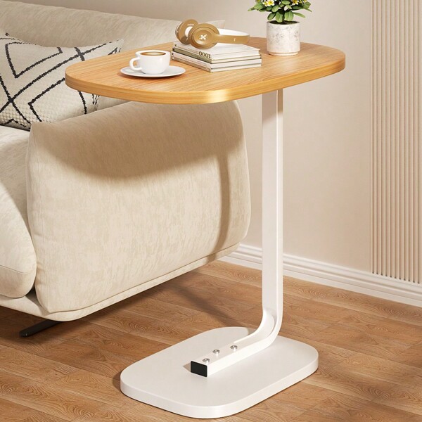 Small Coffee Table, Living Room Side Table, Bedside Nightstand, Modern Simple Side Table For Balcony, Decorative Desk With Metal Frame, Easy Installation