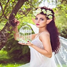 1 Pair Of Realistic Ears, Costume Performance Props, Stage Performance Accessories, Cosplay Outfit, Ear Extensions, Holiday Party Decorations, Suitable For Cosplay, Halloween, Parties, Perfect Gift For Family And Friends