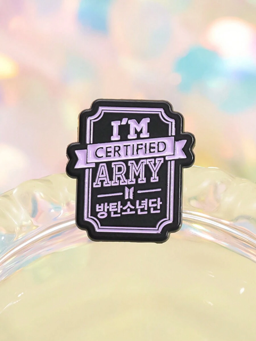 1pc Enamel Cartoon Funny Creative Metal Decorative Lapel Pin, Gift For Fans And Friends - Multicolor - View 1