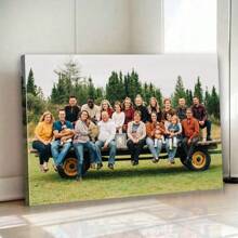 1 Pieza Póster grande personalizado en lienzo, póster enmarcado o sin marco DIY, imprime tu foto en lienzo como un regalo creativo, decoración de pared, mural, arte de pared, impresión en lienzo, póster en lienzo, decoración de pared en lienzo, impresión de póster. Es un regalo perfecto para novia/novio, familia, hijo, hija, estudiante, regalos ideales para él, regalos ideales para ella, novio, papá, novia, mamá, familia, amigos