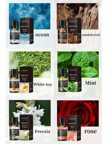 New 10ml Water-Soluble Aromatherapy Essential Oil For Home, Bedroom, Car, Air Freshener, Humidifier. Includes Over 10 Scents Such As Jasmine, Rose, Sandalwood, Lavender, Lemon And More.