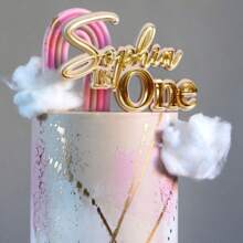 1 Stück kundenspezifischer doppelschichtiger Acryl-Kuchentopperdekor für Dessert-Tische bei Partys, einzigartiges Backzubehör, unvergessliches, einzigartiges Geschenk zum Geburtstag, wiederverwendbar, multifunktional, dekorativ, stilvolle, exquisite, hochwertige, weiche, süße, kundenspezifische, personalisierte, einzigartige, ideale Geschenke für ihn, ideale Geschenke für sie, sie, Freund, Freundin, Vater, Mutter, Familie, Freunde, Sohn, Tochter, Schüler, Arbeiter, Kinder, Büro, Teeraum, Schule, Zuhause, Heimrenovierung, kundenspezifische Kuchenetiketten, Zuhause & Leben, Heimsuchung Ihres Zuhauses, Souvenirs, schickes Design - Verschiedenfarbig - Übersicht 8